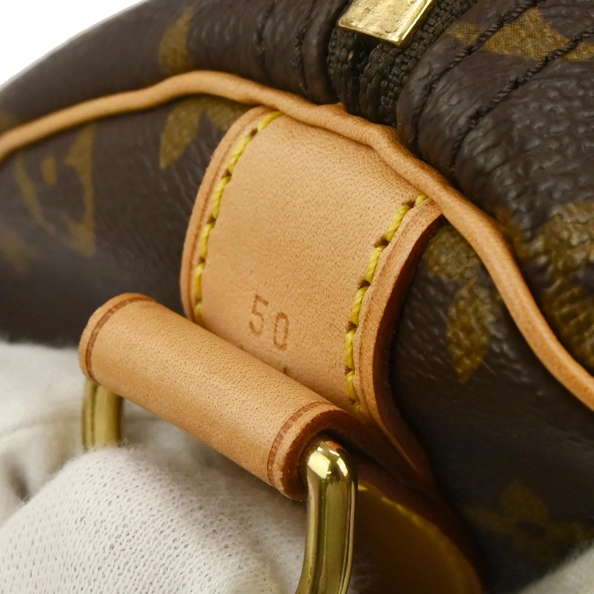 Louis Vuitton 2002 Monogram Keepall Bandouliere 50 Duffle Bag M41416 - Image 8