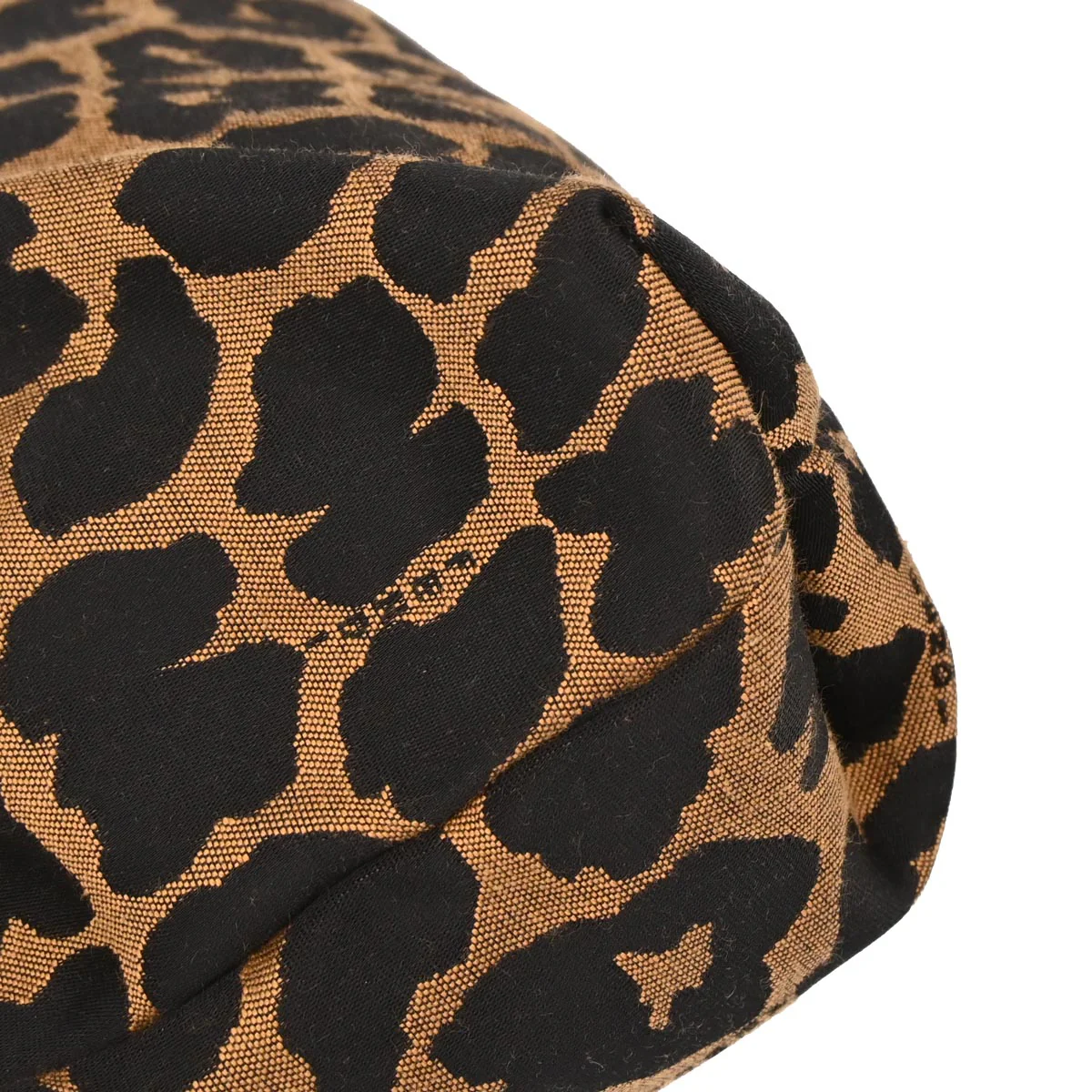 Fendi Black Brown Leopard Print Handbag - Image 7
