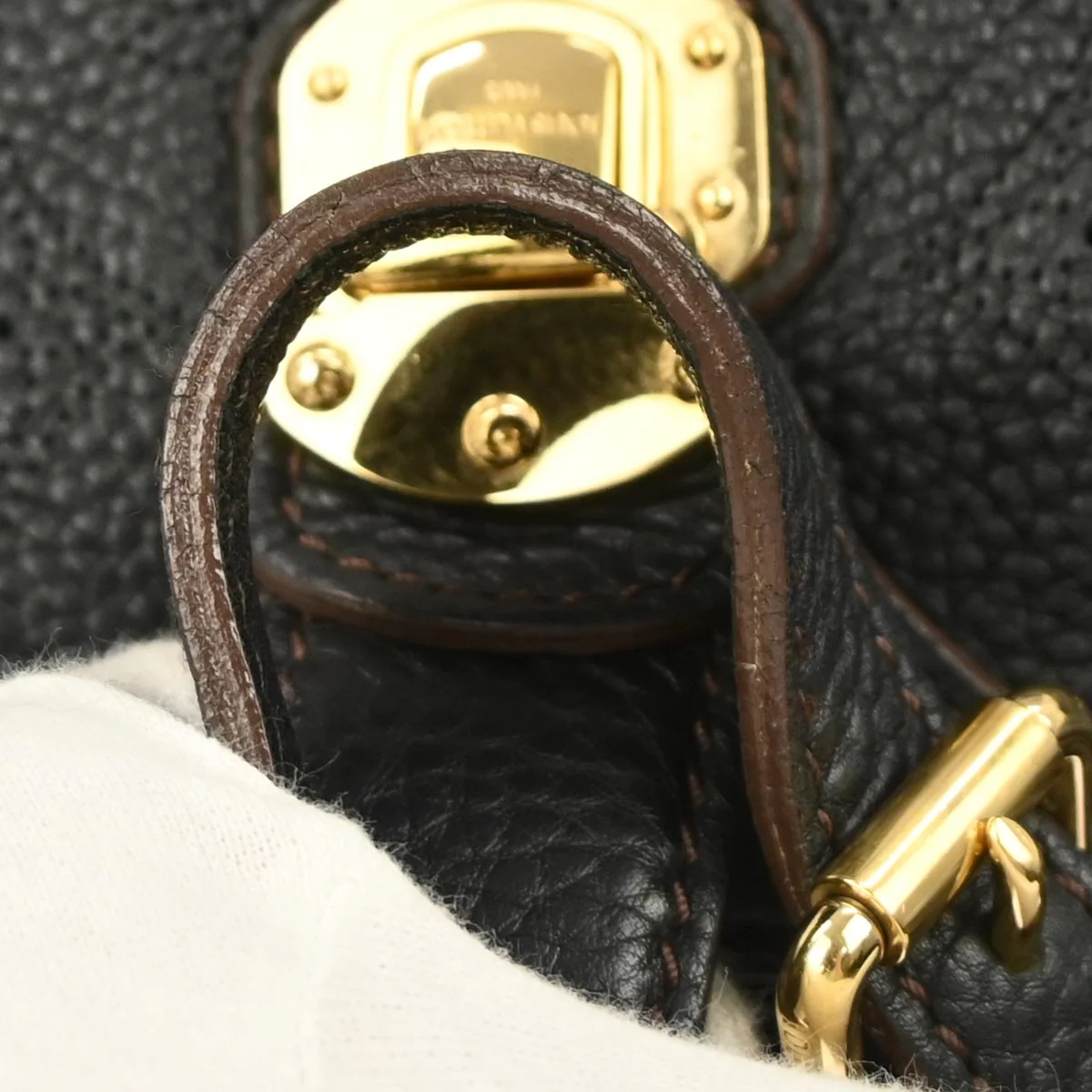 Louis Vuitton Black Mahina XS Shoulder Bag M95660 - Image 4