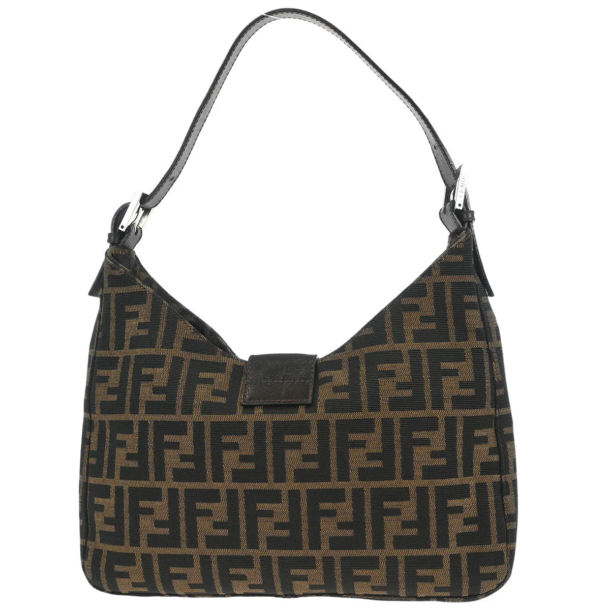 Fendi Brown Canvas Zucca Handbag - Image 2