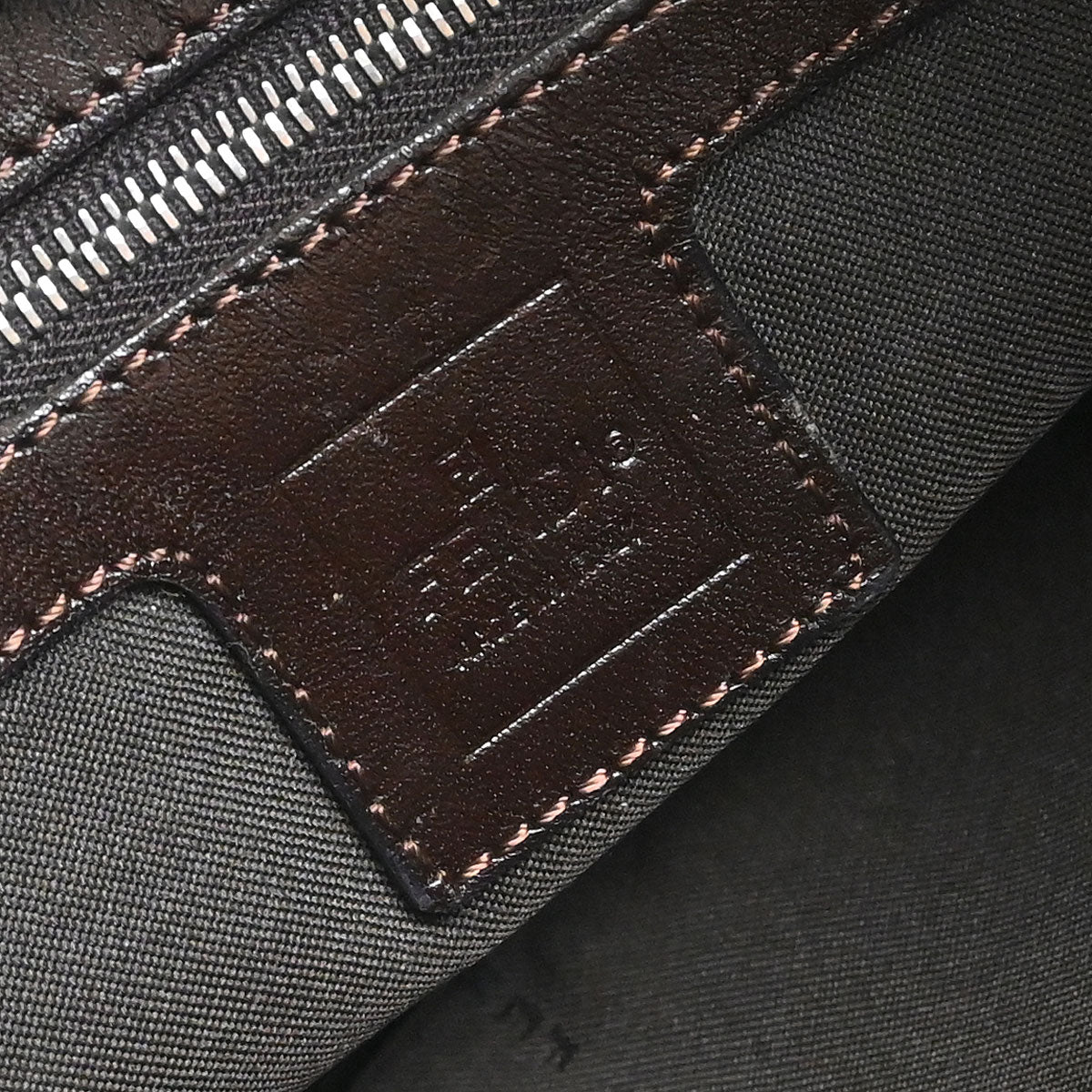 Fendi Brown Canvas Zucca Handbag - Image 9
