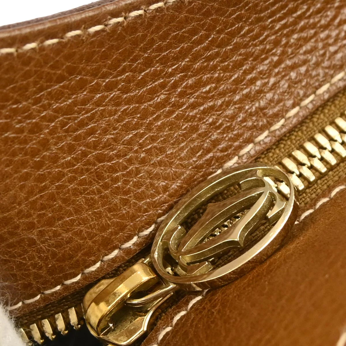 Cartier Brown Marcello Handbag - Image 7