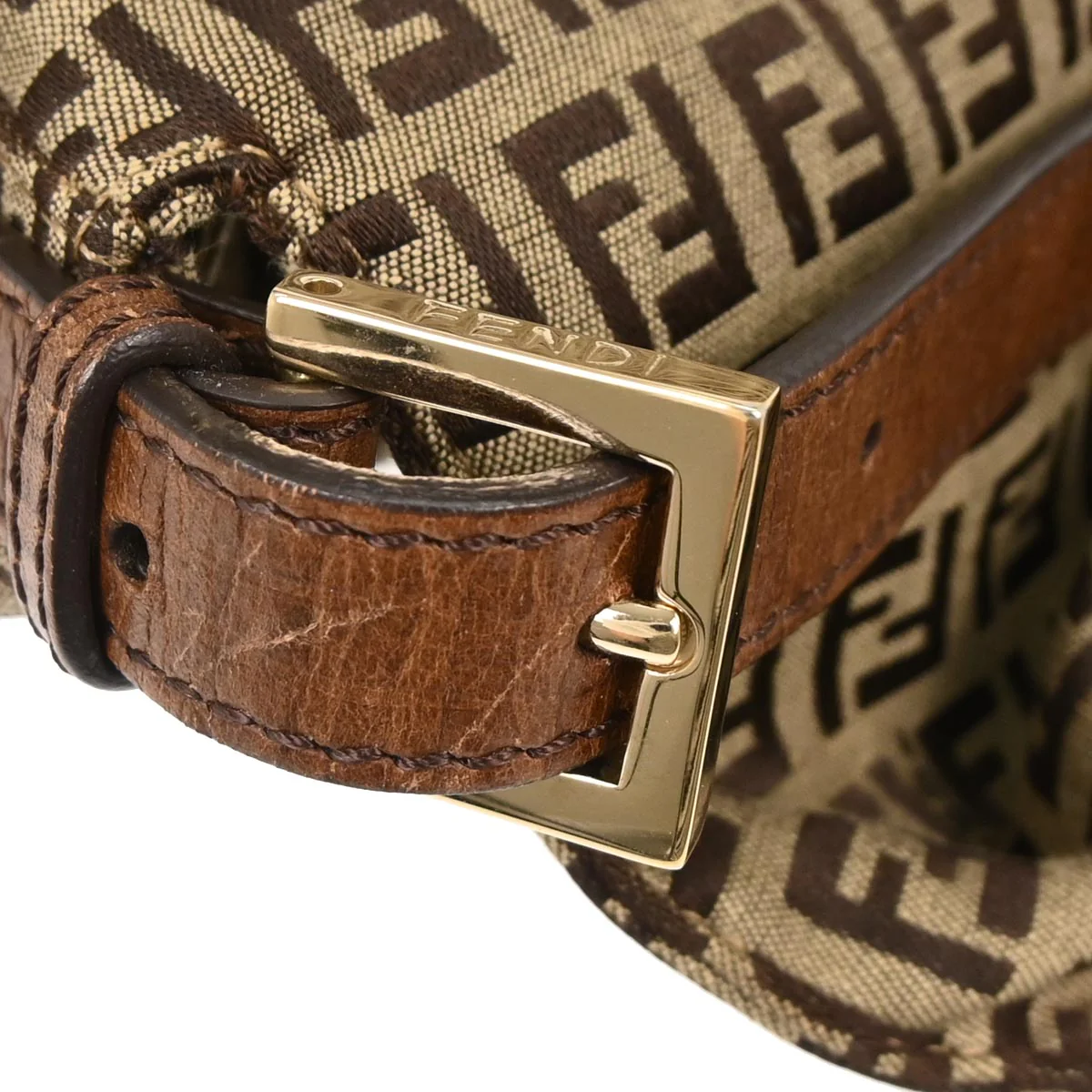 Fendi Beige Zucchino Mamma Baguette Handbag - Image 10