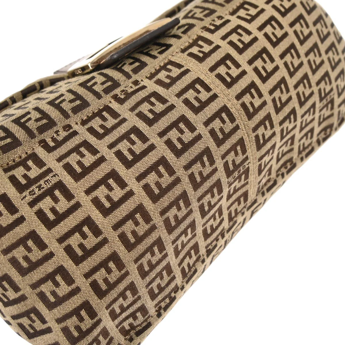 Fendi Beige Zucchino Mamma Baguette Handbag - Image 5