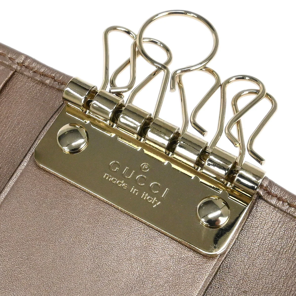 Gucci Key Case Beige GG Canvas Small Good - Image 6