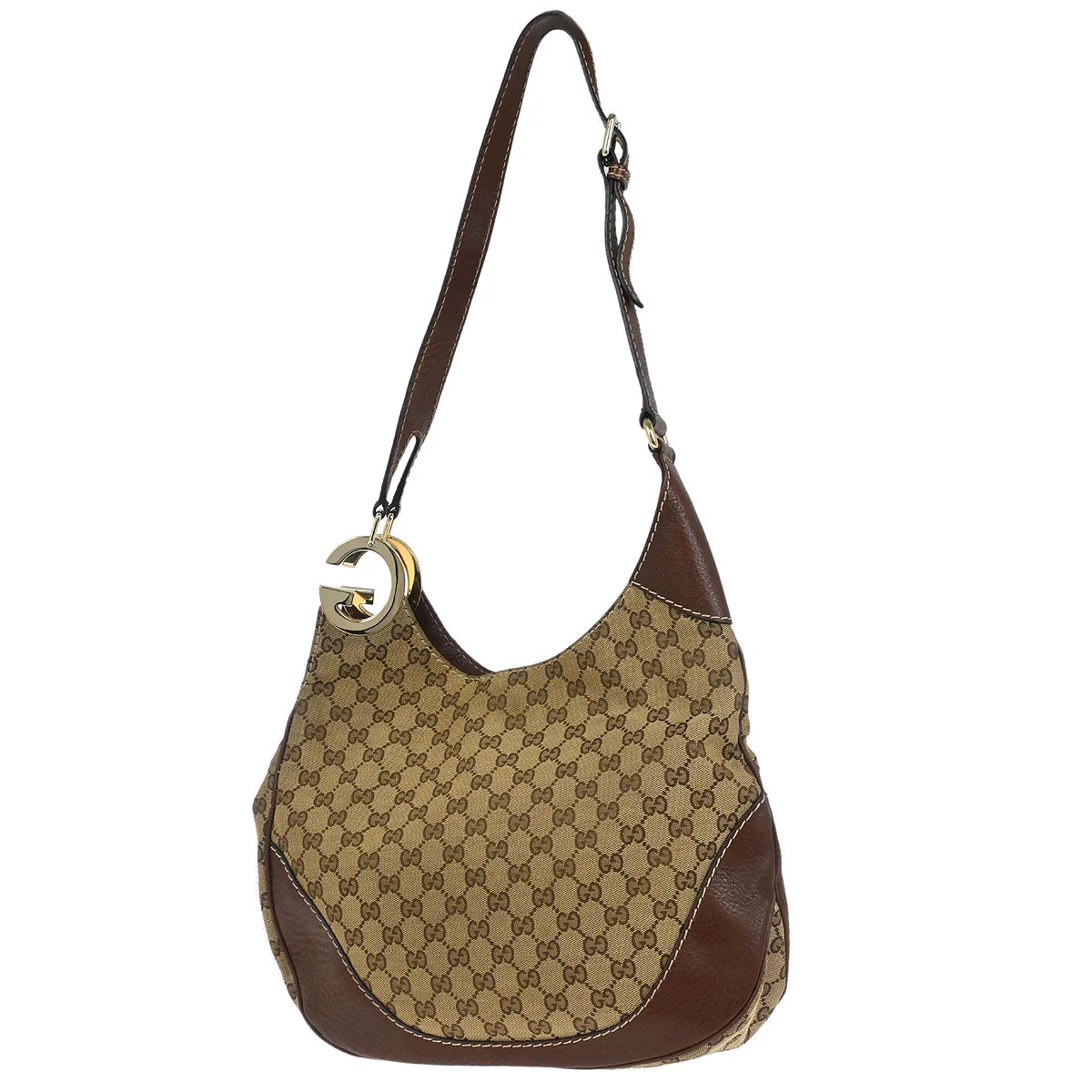 Gucci Brown GG Charlotte Hobo Shoulder Bag - Image 2