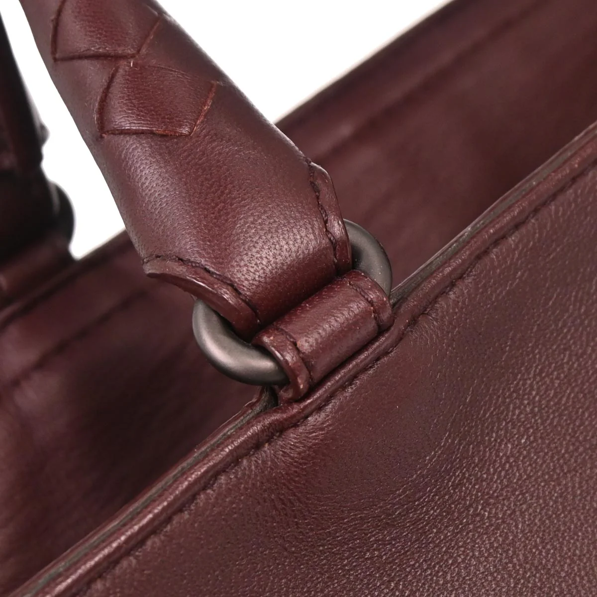 Bottega Veneta Bordeaux Lambskin Intrecciato 2way Shoulder Handbag - Image 4