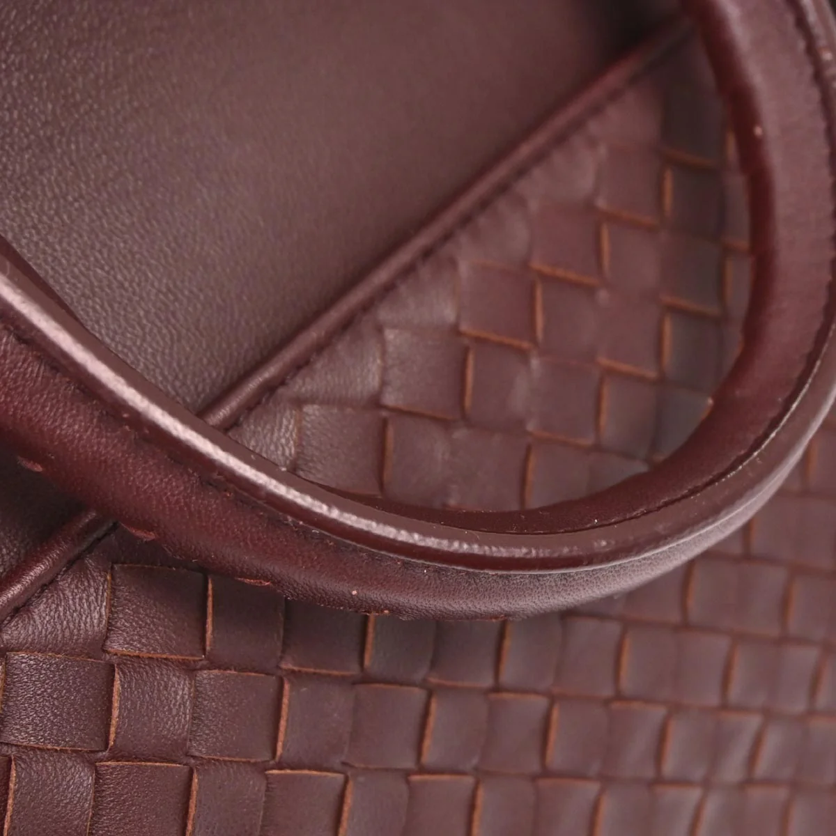 Bottega Veneta Bordeaux Lambskin Intrecciato 2way Shoulder Handbag - Image 5