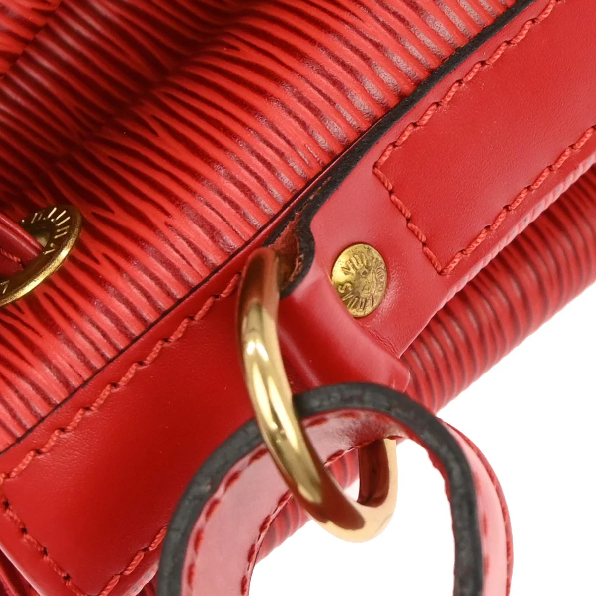 Louis Vuitton 1996 Red Epi Petite Noe Shoulder Bag M44107 - Image 3