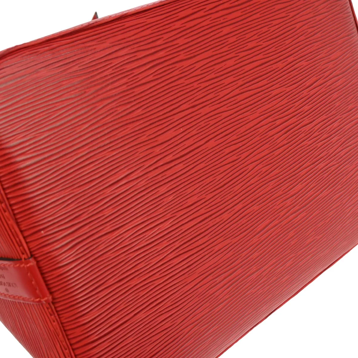 Louis Vuitton 1996 Red Epi Petite Noe Shoulder Bag M44107 - Image 6