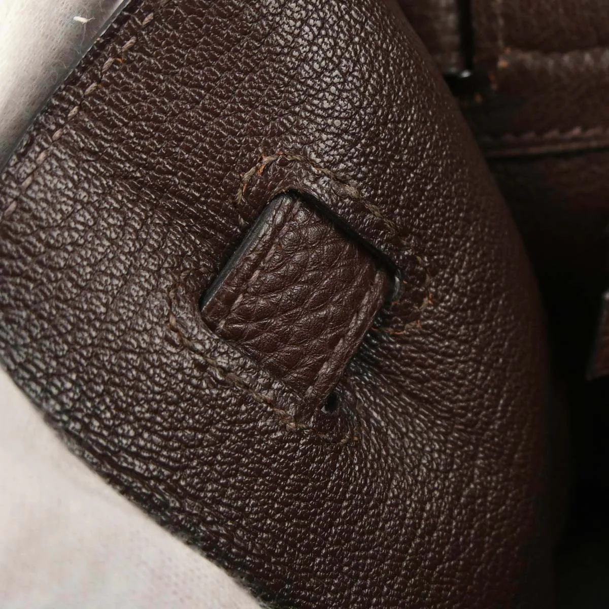 Hermes Havane Togo Birkin 30 Handbag - Image 9