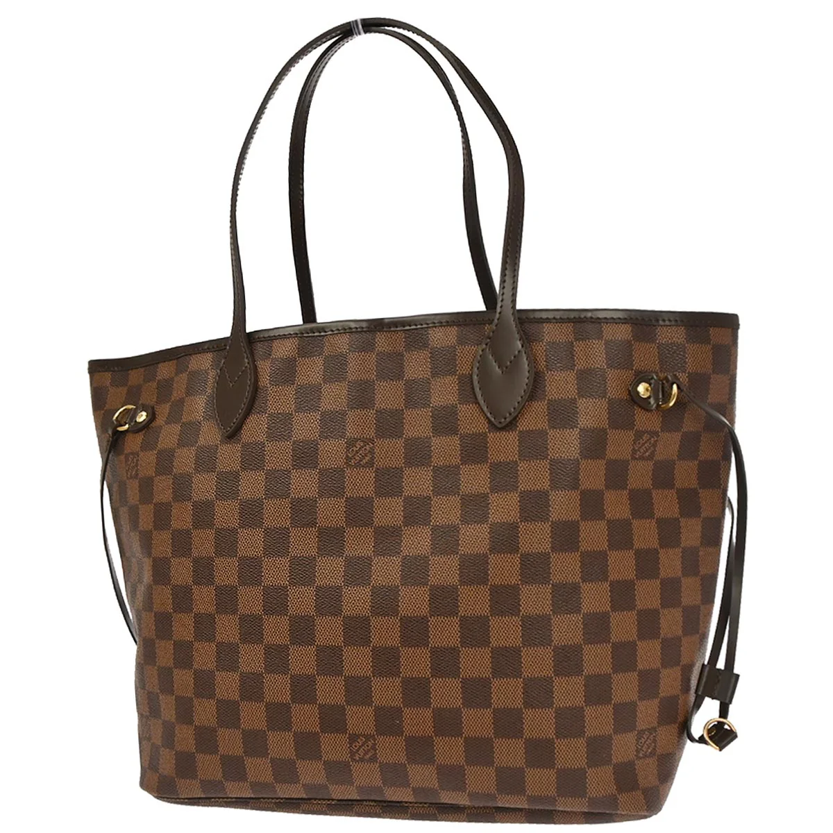 Louis Vuitton 2009 Damier Neverfull MM Shoulder Tote Bag N51105 - Image 2