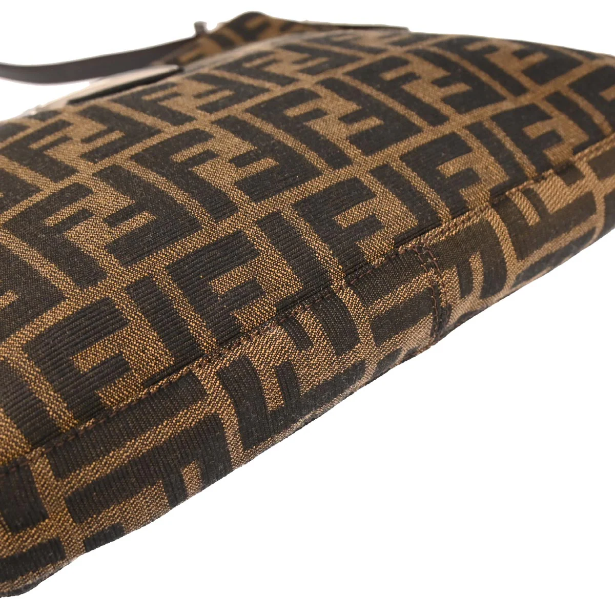 Fendi Brown Zucca Handbag - Image 7