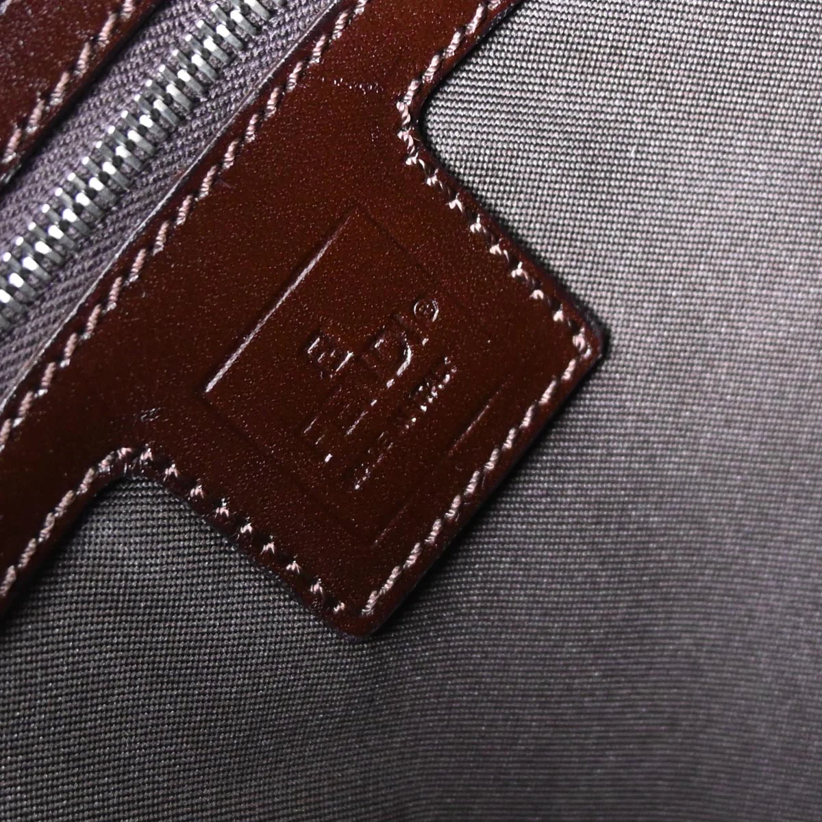 Fendi Brown Zucca Handbag - Image 9