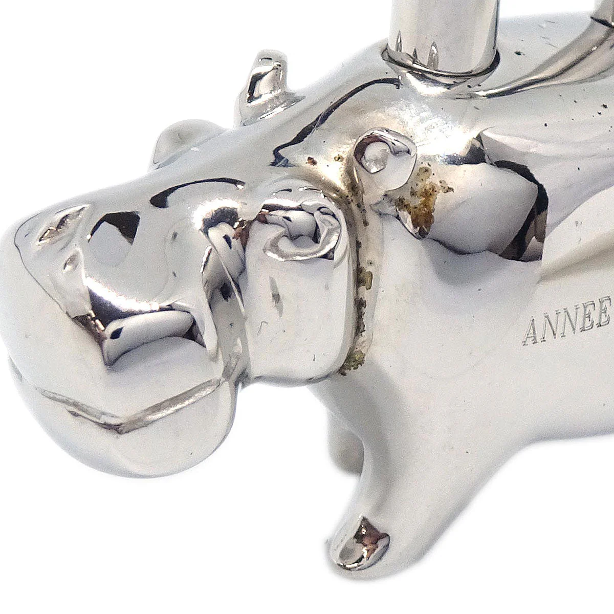 Hermes 2005 Annee Des Fleuves Cadena Silver Small Good - Image 3