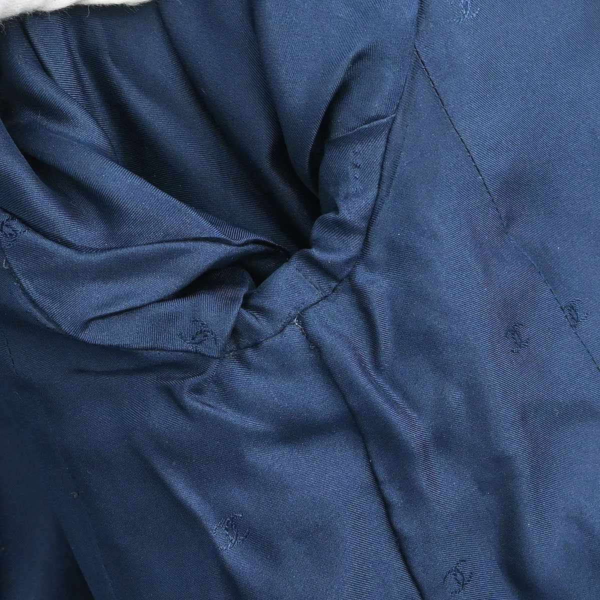 Chanel 1995 Single Breasted Jacket Navy #42 - Image 9