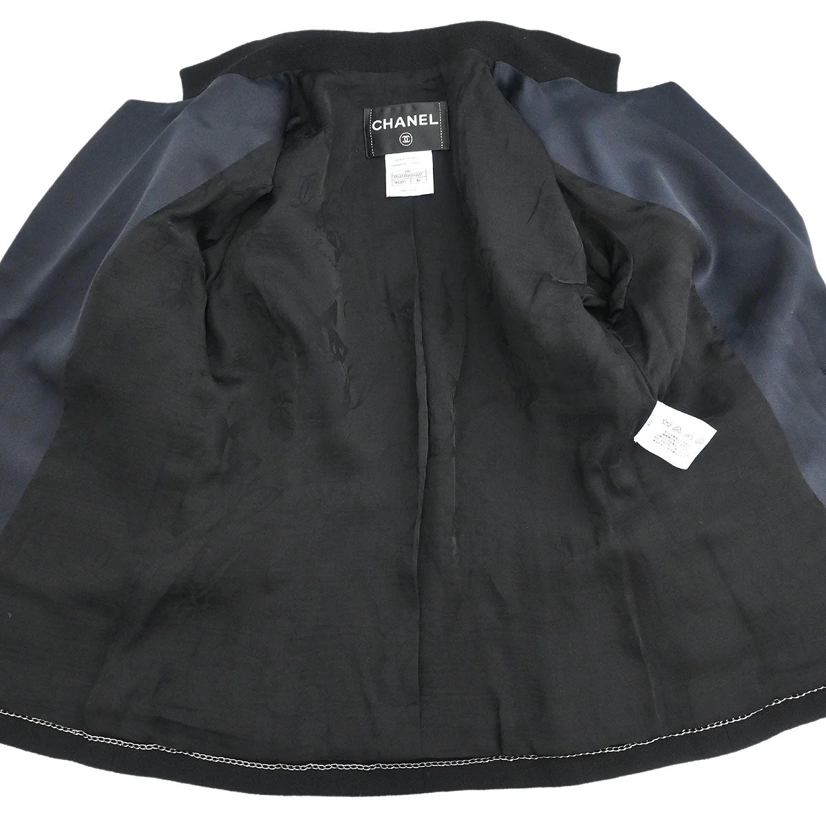 Chanel 2009 Single Breasted Jacket Black #36 - Image 7