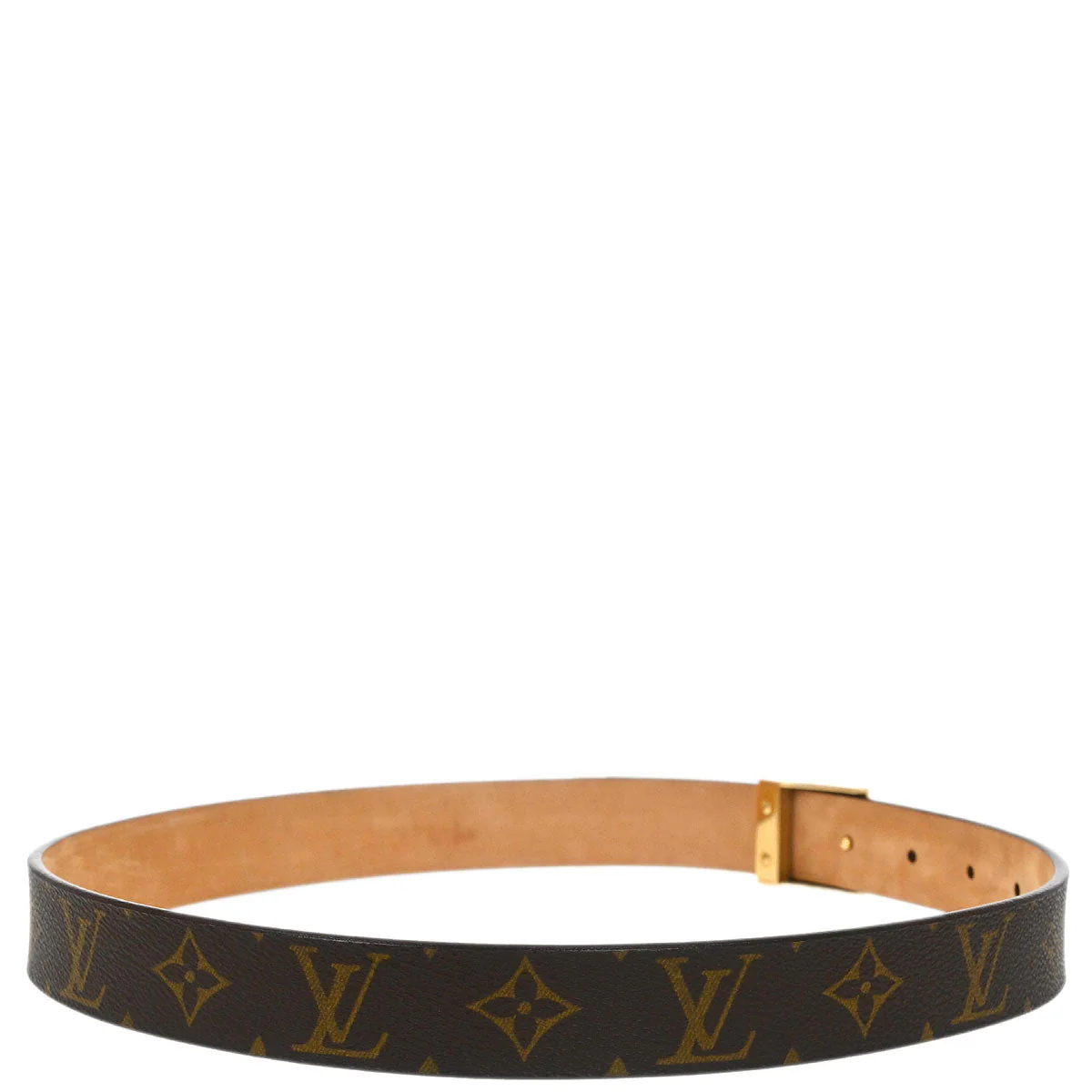 Louis Vuitton 2001 Monogram Ceinture Carre Belt M6800 - Image 2