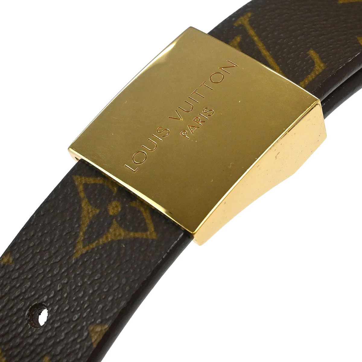 Louis Vuitton 2001 Monogram Ceinture Carre Belt M6800 - Image 3