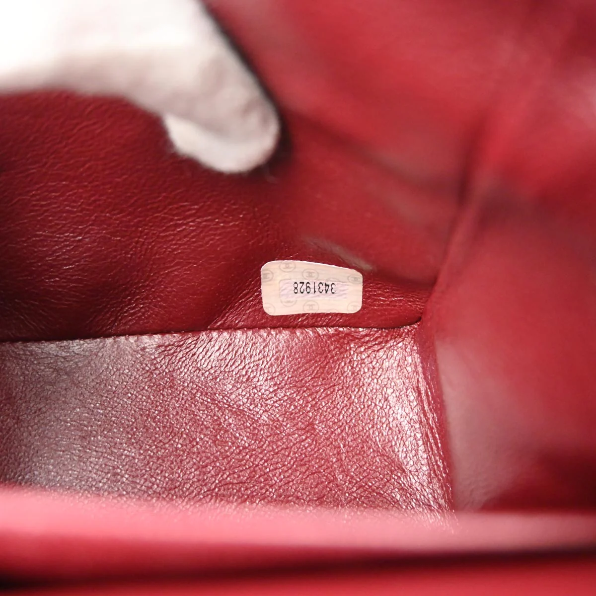 Chanel 1994-1996 Black Lambskin Small Classic Double Flap Shoulder Bag - Image 10
