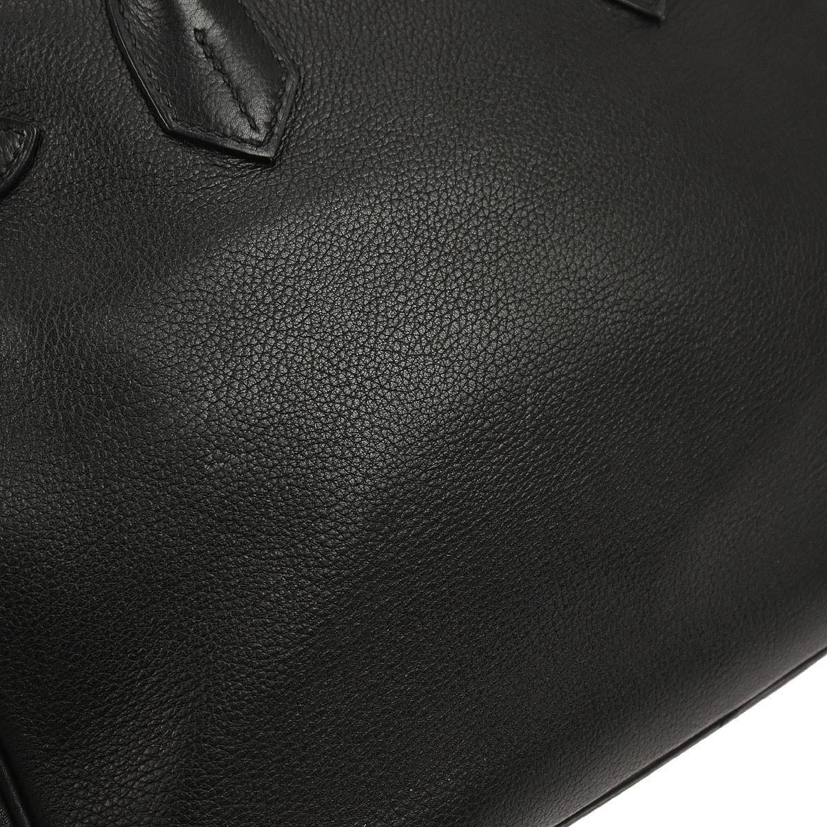 Hermes Black Veau Evergrain Birkin 30 Handbag - Image 3