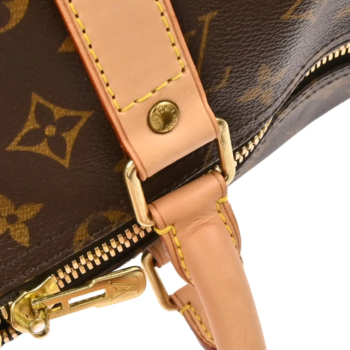 Louis Vuitton 2003 Monogram Keepall Bandouliere 55 Duffle Bag M41414 - Image 4