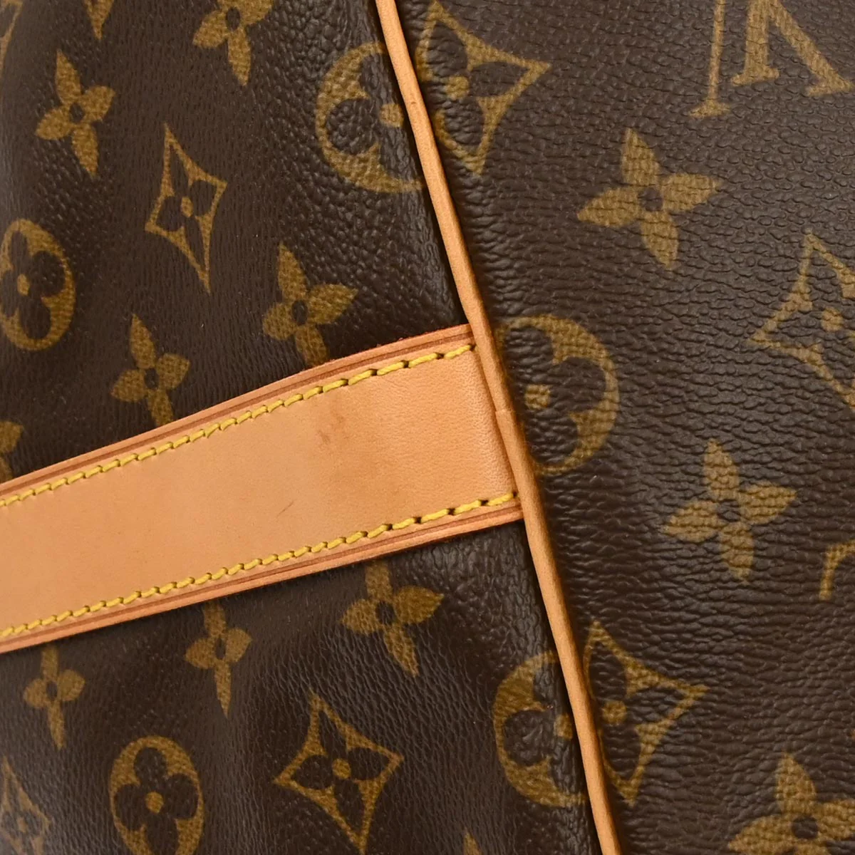 Louis Vuitton 2003 Monogram Keepall Bandouliere 55 Duffle Bag M41414 - Image 5