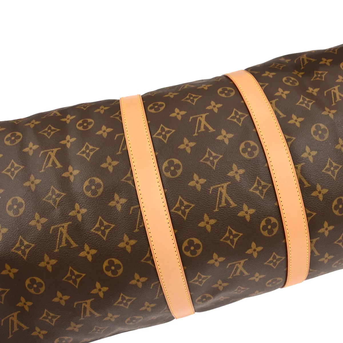 Louis Vuitton 2003 Monogram Keepall Bandouliere 55 Duffle Bag M41414 - Image 6