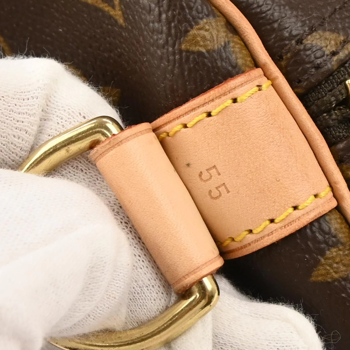 Louis Vuitton 2003 Monogram Keepall Bandouliere 55 Duffle Bag M41414 - Image 8