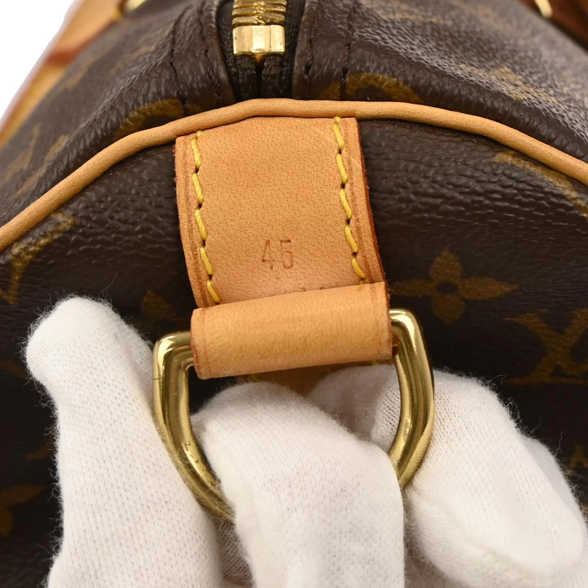 Louis Vuitton 1998 Monogram Keepall Bandouliere 45 Duffle Bag M41418 - Image 6
