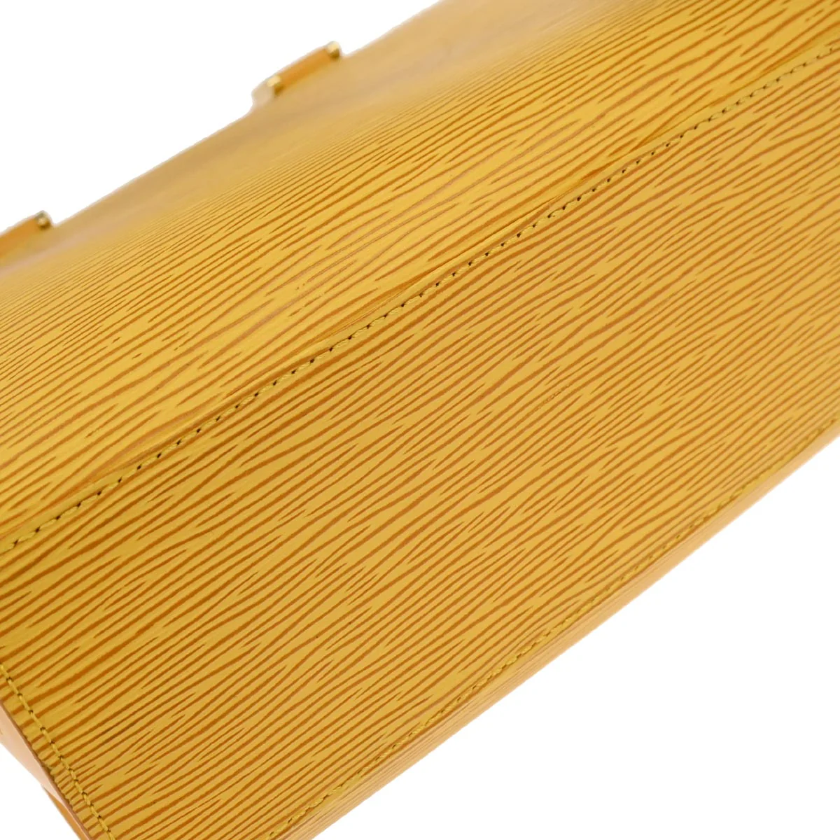 Louis Vuitton 2001 Yellow Epi Pont Neuf Handbag M52059 - Image 5