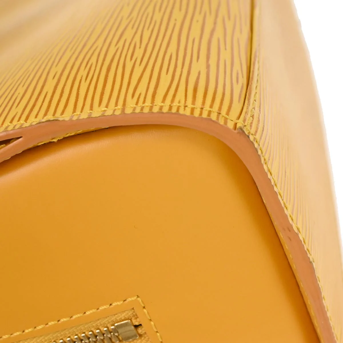 Louis Vuitton 2001 Yellow Epi Pont Neuf Handbag M52059 - Image 6
