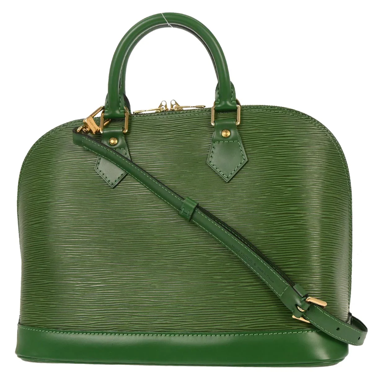 Louis Vuitton 1997 Green Epi Alma 2way Handbag M52144 - Image 2