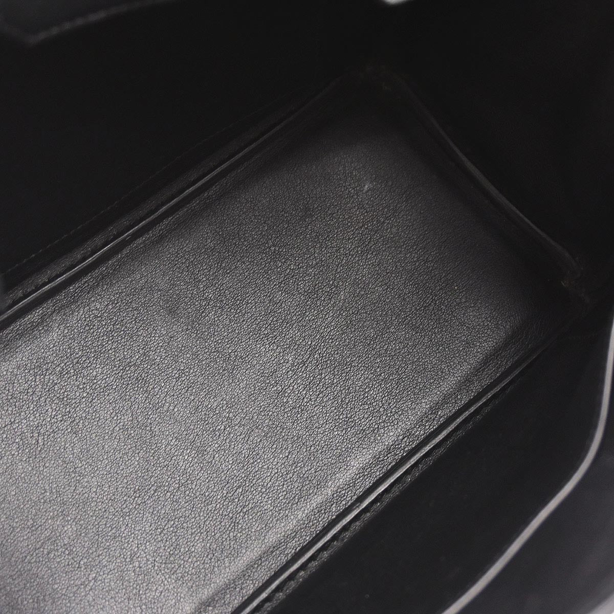 Hermes Black Swift Birkin 25 Handbag - Image 8