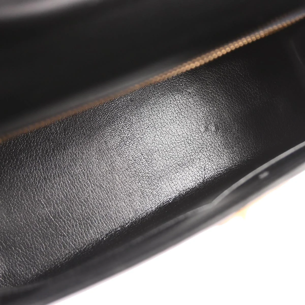 Hermes Black Box Calf Kelly 28 Sellier 2way Shoulder Handbag - Image 8