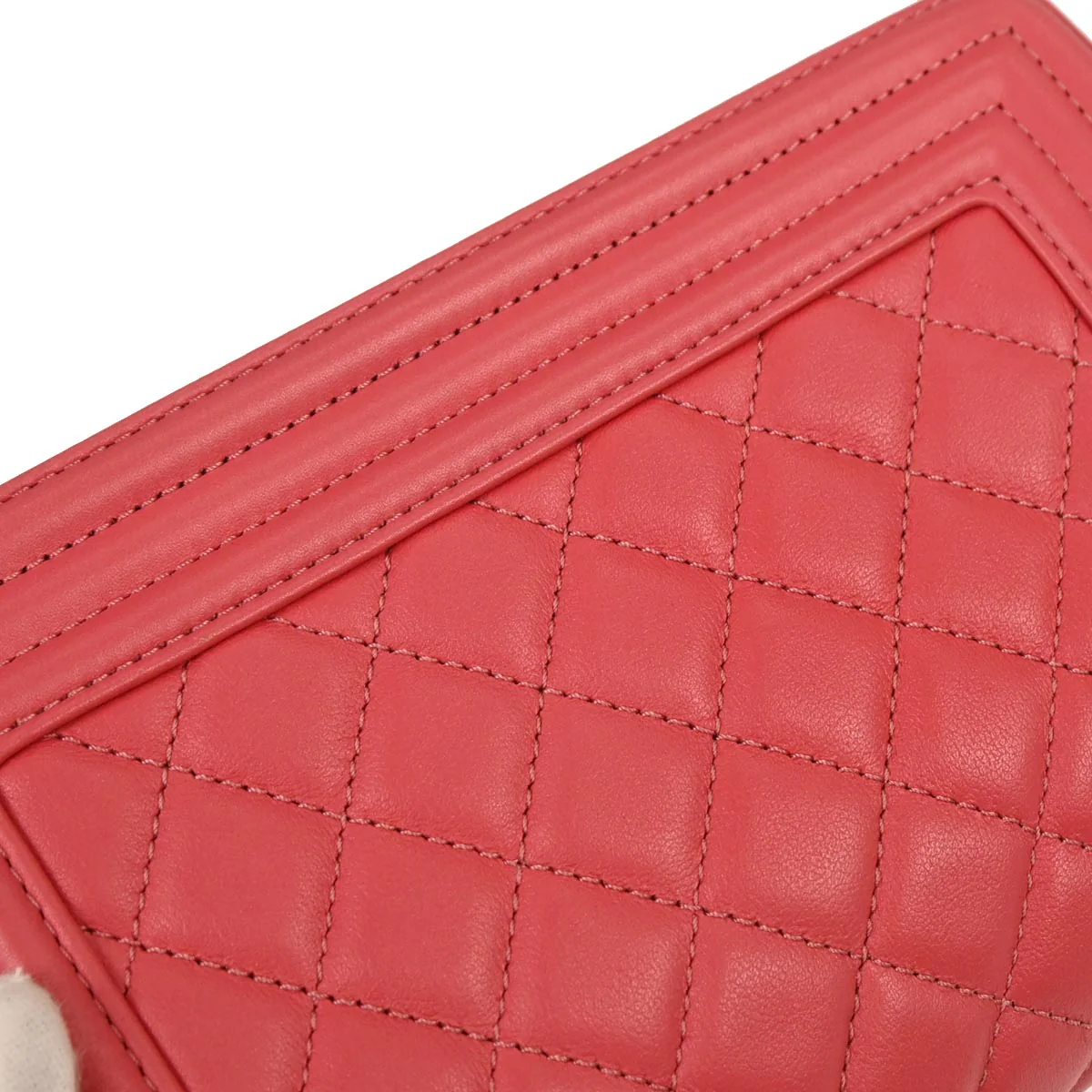 Boy Chanel 2019 Pink Lambskin Small Chain Shoulder Bag - Image 6