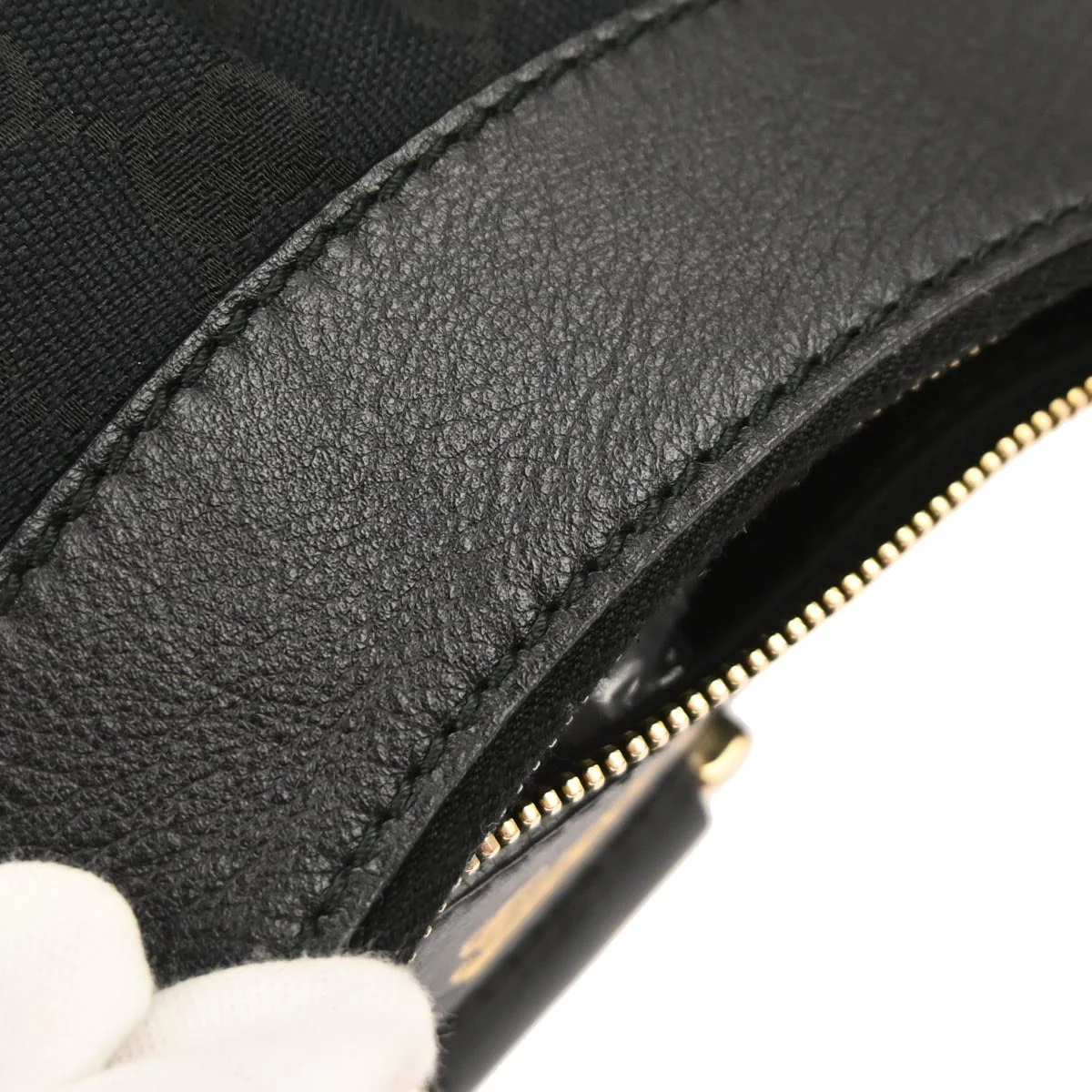 Gucci Black GG Abbey D Ring Handbag - Image 7