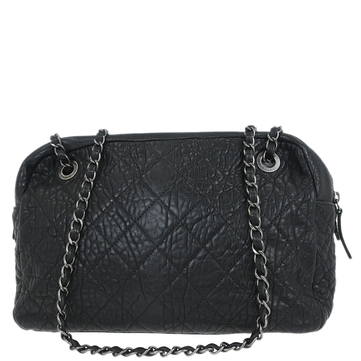 Chanel 2015-2016 Black Calfskin Shoulder Bag - Image 2