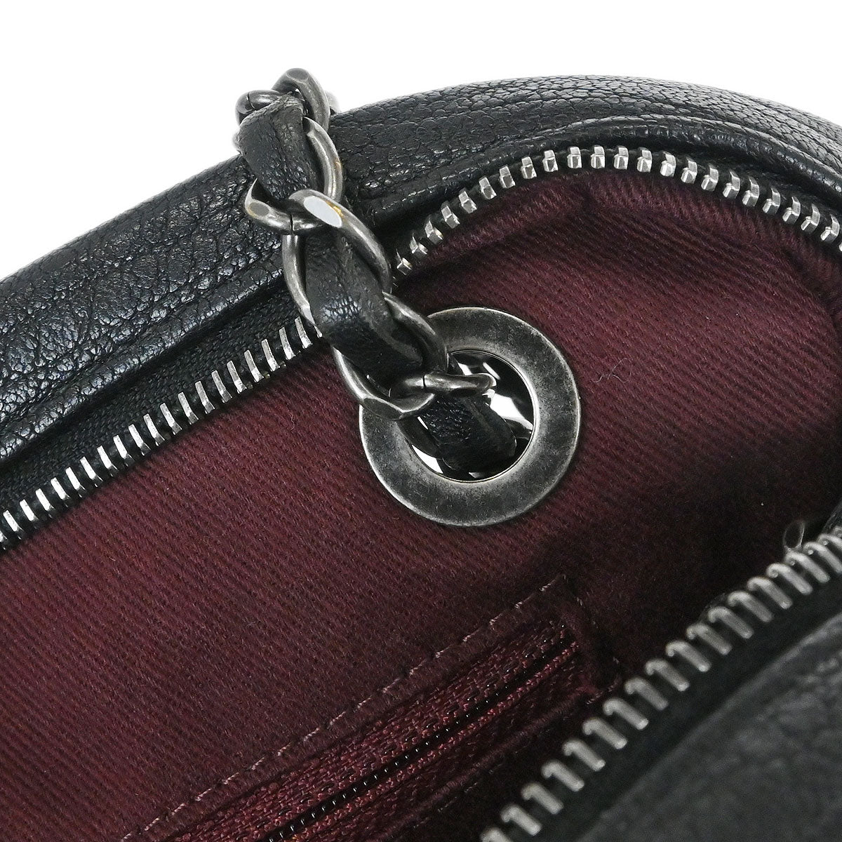 Chanel 2015-2016 Black Calfskin Shoulder Bag - Image 7