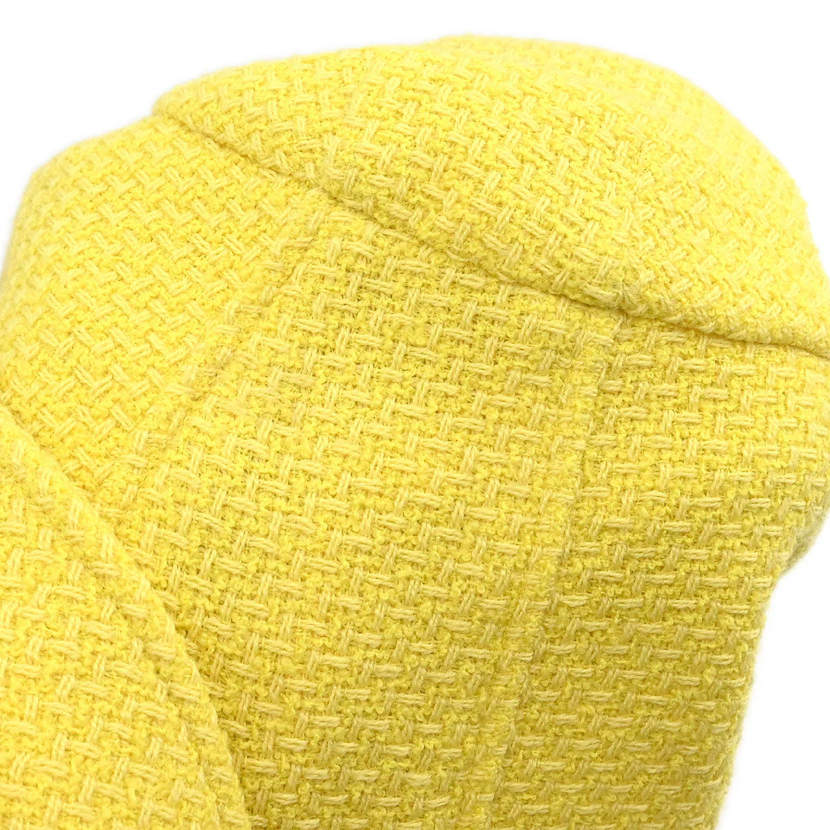 Chanel 1997 Single Breasted Jacket Yellow #38 - Image 7
