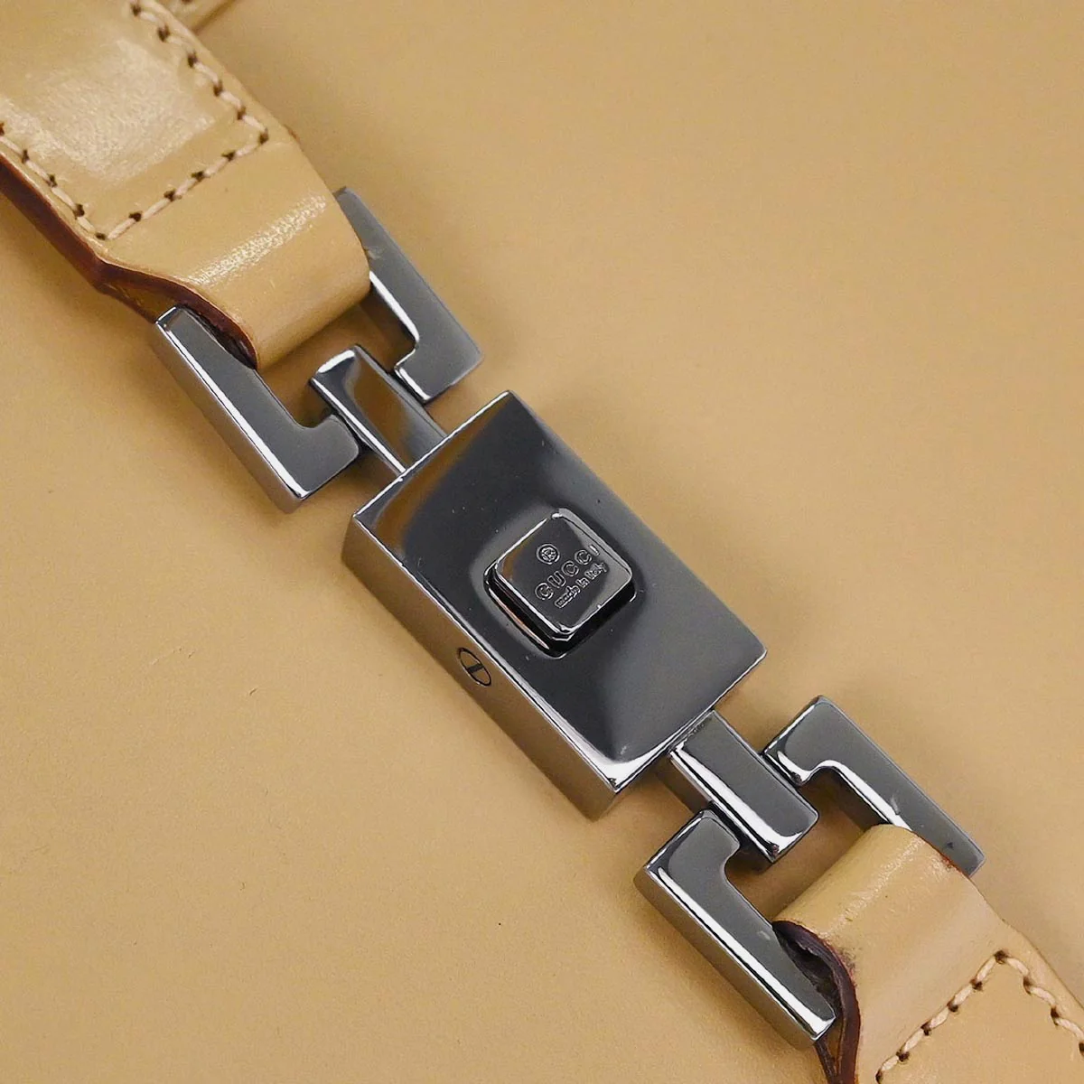 Gucci Beige Jackie Handbag - Image 4