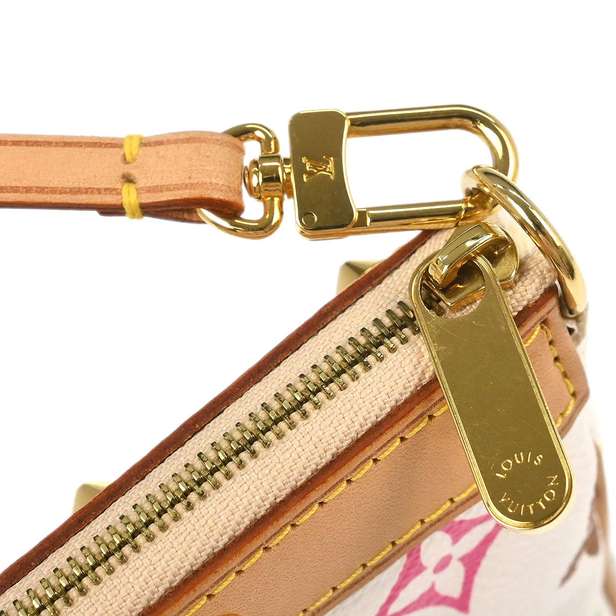 Louis Vuitton White Multicolor Pochette Accessoires M92649 - Image 5