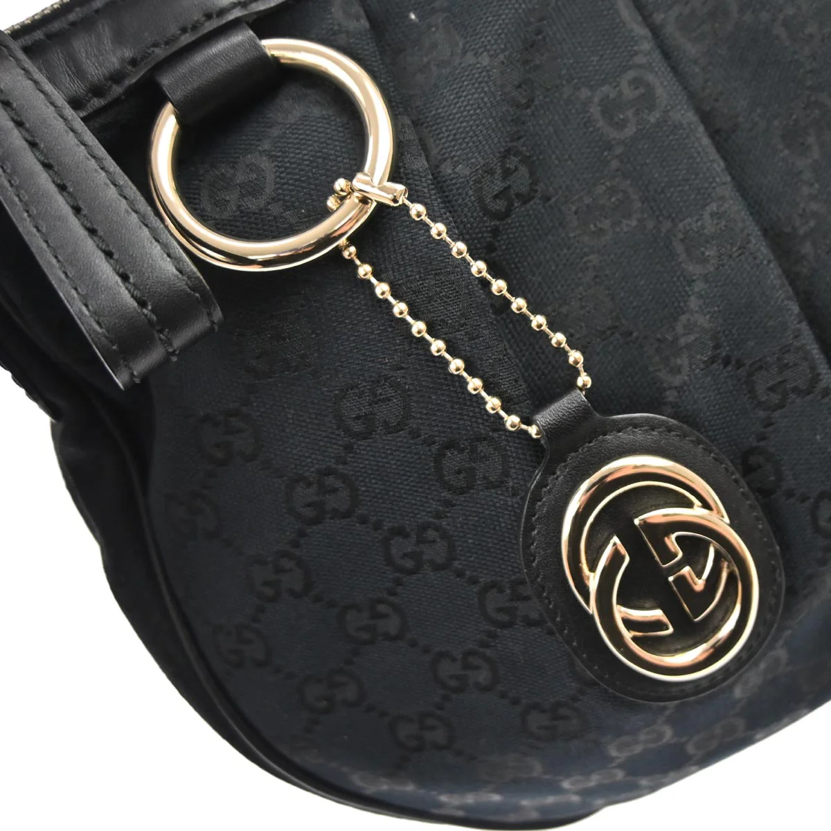 Gucci Black GG Handbag - Image 5