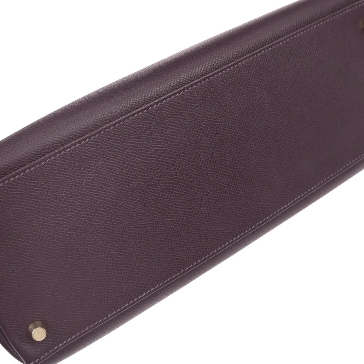 Hermes Raisin Epsom Kelly 32 Retourne 2way Shoulder Handbag - Image 4