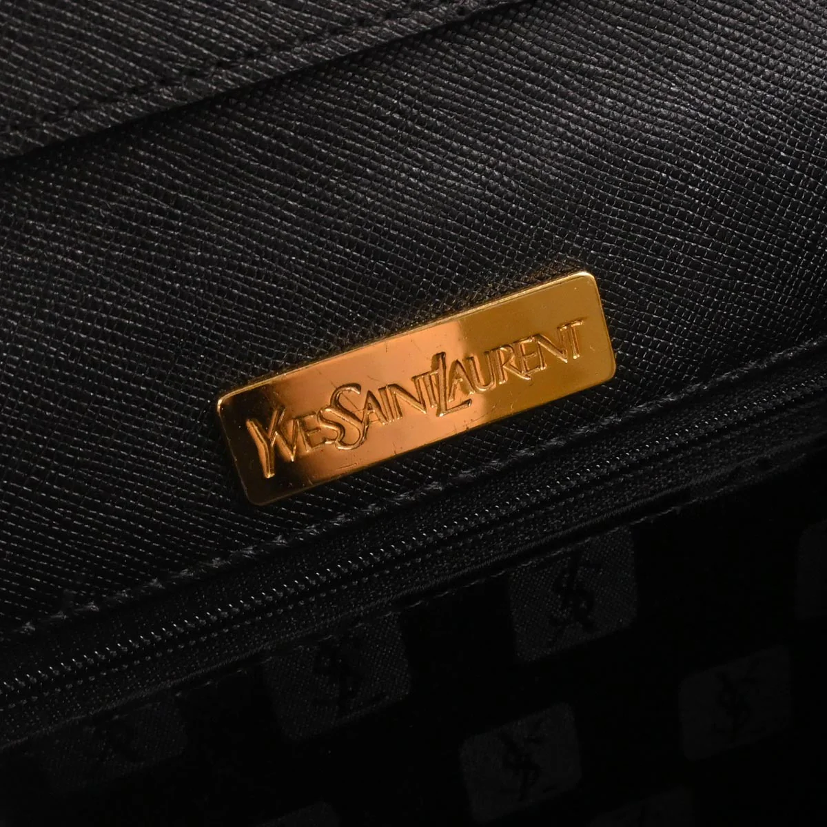 Yves Saint Laurent Black Leather Shoulder Bag - Image 10