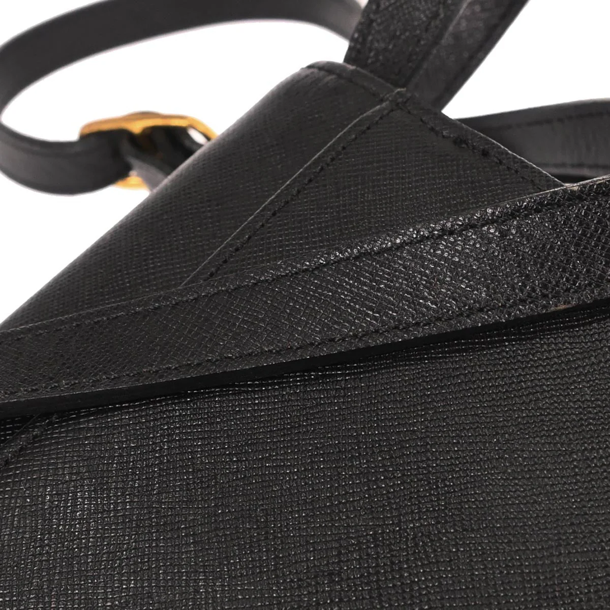 Yves Saint Laurent Black Leather Shoulder Bag - Image 4