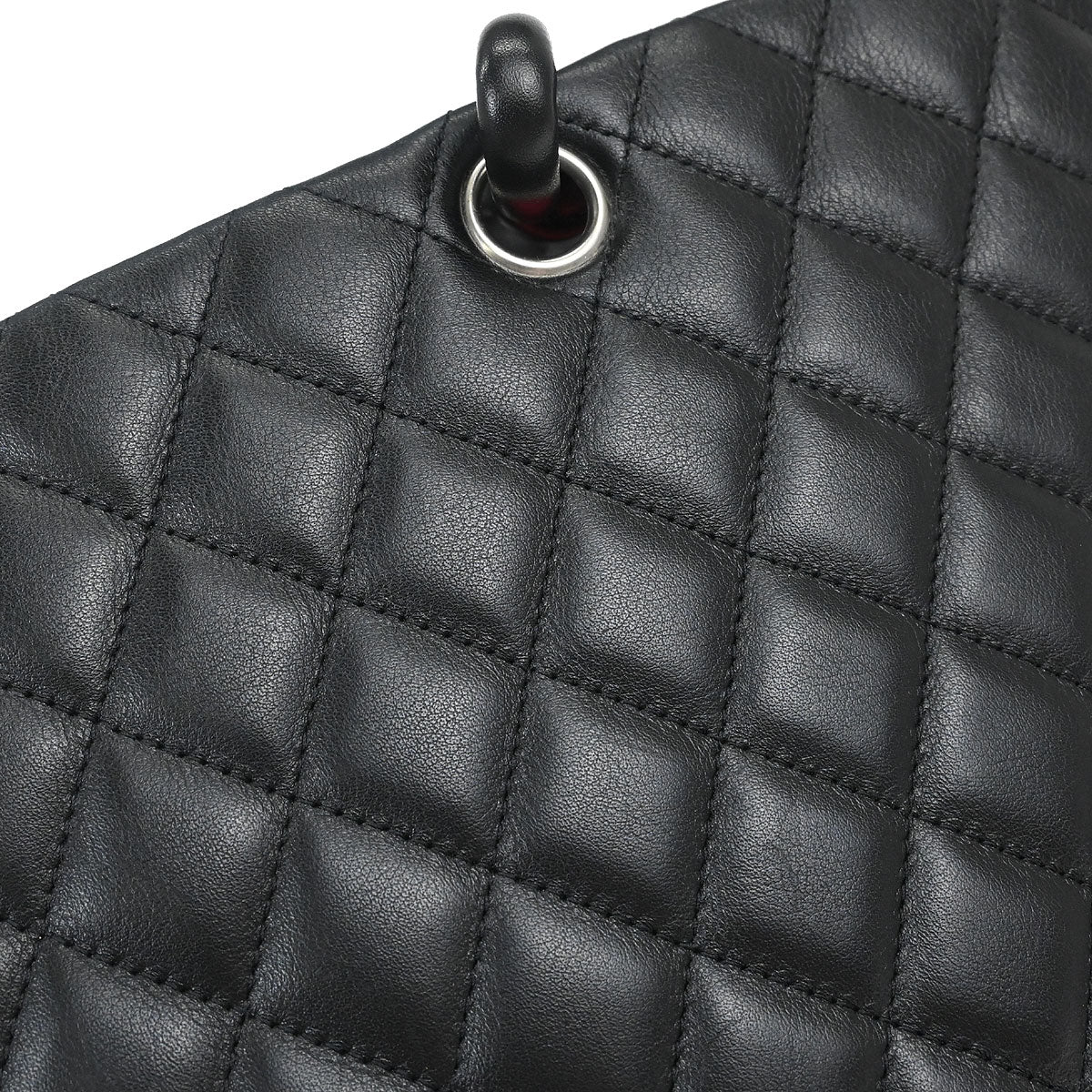 Chanel 2005-2006 Black Calfskin Cambon Ligne Tote Handbag - Image 4