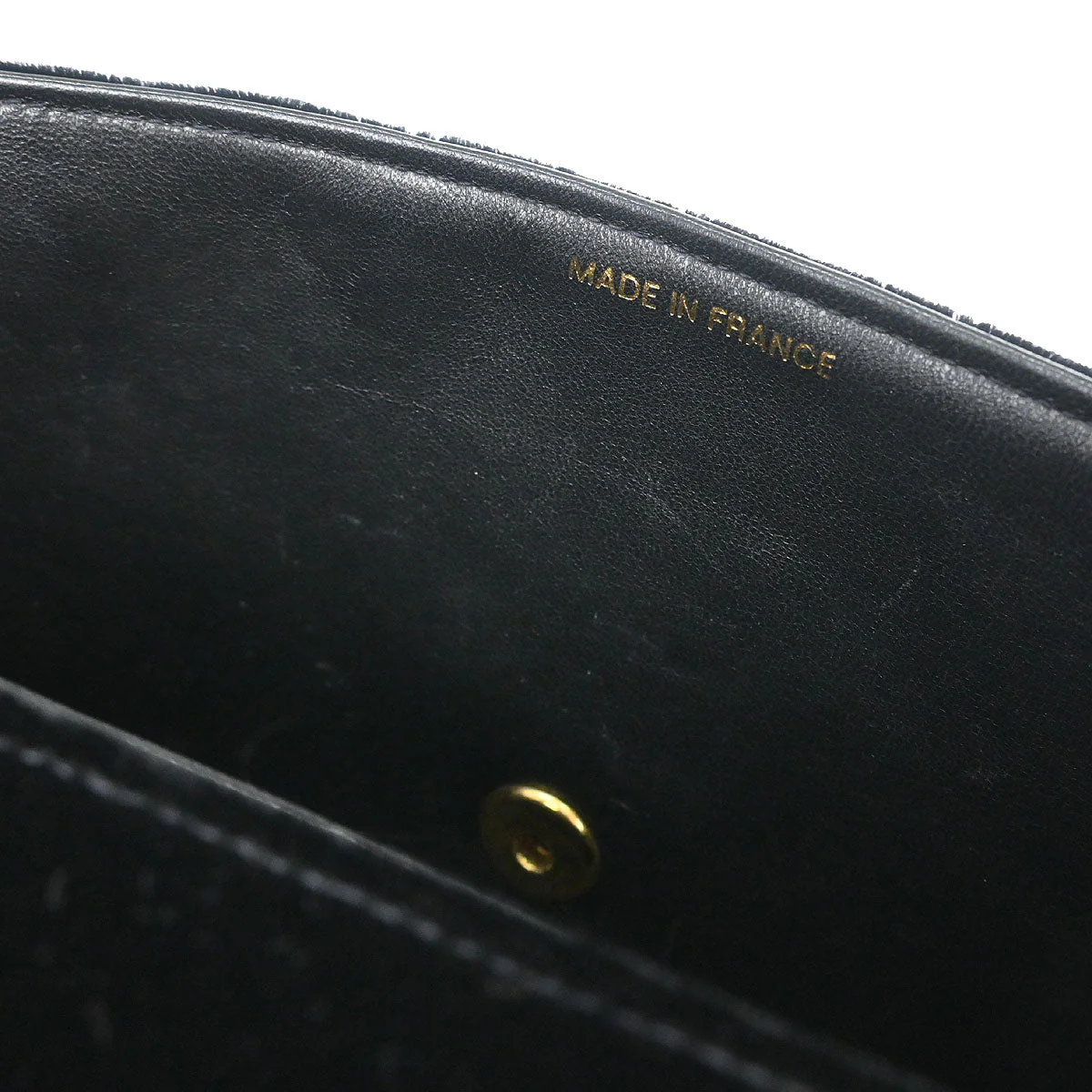 Chanel Black Velvet Classic Single Flap 2 in 1 Handbag Set - Image 7