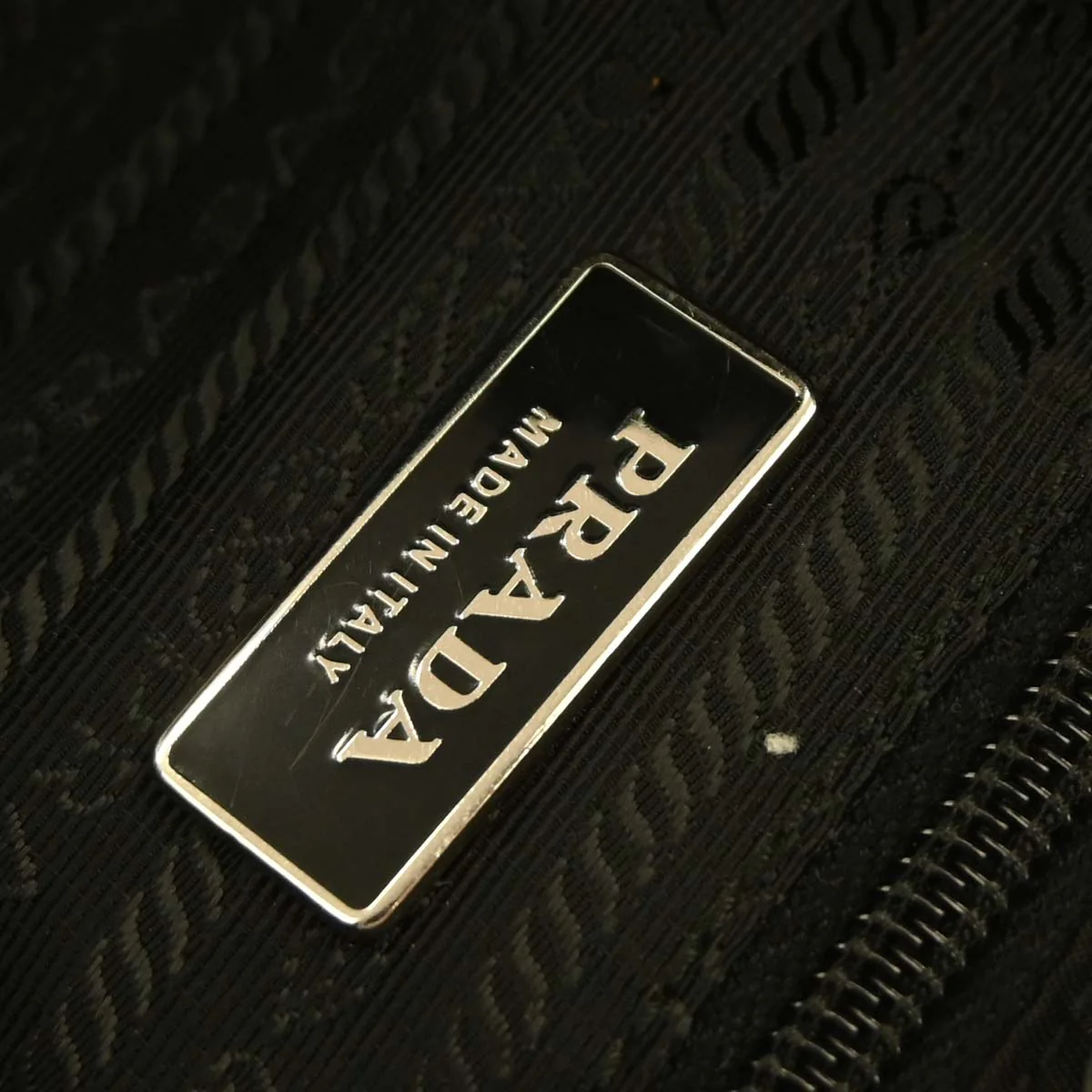 Prada Black Nylon Shoulder Bag - Image 9