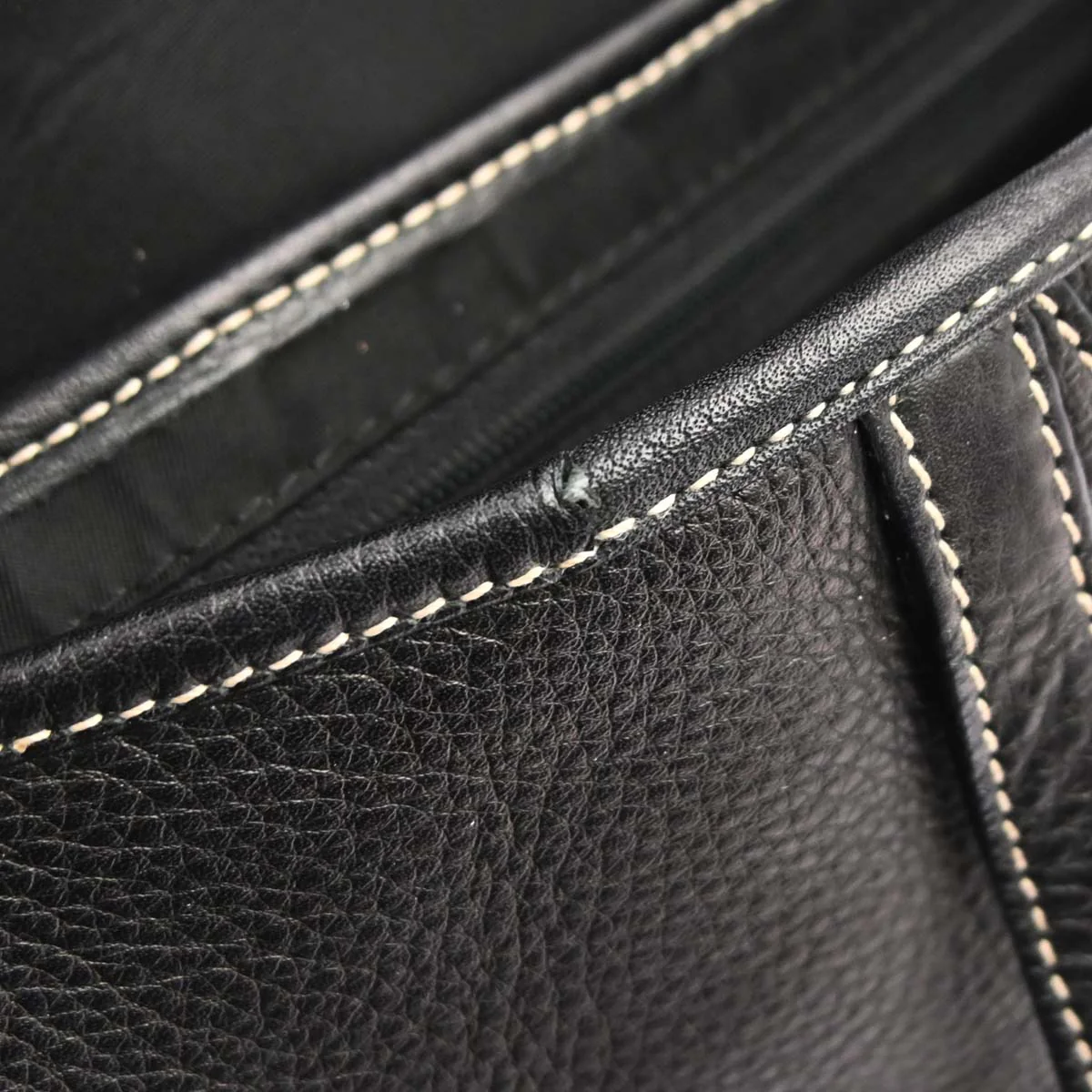 Christian Dior Black Leather Saddle Handbag - Image 8
